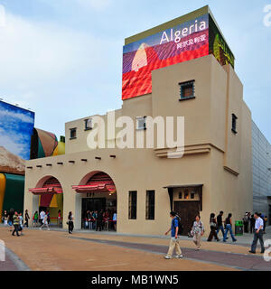 Algerien Pavillon an der World Expo 2010 in Shanghai, China. Stockfoto