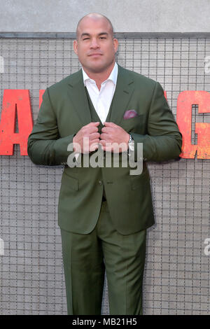 Tito Ortiz an der 'Rampage - Große trifft Größer' Weltpremiere auf der Microsoft Theater am 4. April 2018 in Los Angeles, Kalifornien. Stockfoto