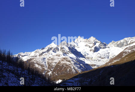 Zermatt Gletscher Seilbahn Stockfoto