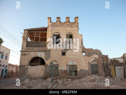 Ehemaligen Osmanischen Reiches Haus, Nordwest Provinz, Berbera, Somaliland Stockfoto