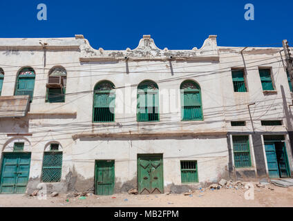Ehemaligen Osmanischen Reiches Haus, Nordwest Provinz, Berbera, Somaliland Stockfoto