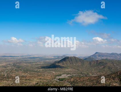 Einen Panoramablick auf die Berge, Togdheer Sheikh, Sheikh, Somaliland Stockfoto