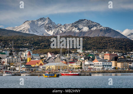 Ushuaia, Feuerland, Patagonien, Argentinien Stockfoto