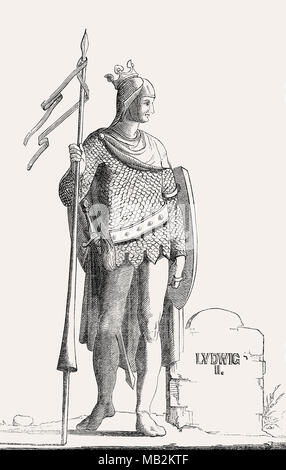 Lothar I oder Lothar I, 795 - 855, Kaiser des Heiligen Römischen Reiches Stockfoto