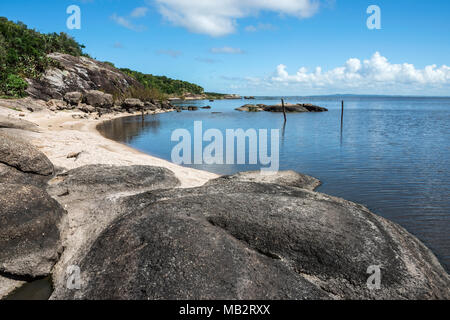 Schwarzer See (Laguna de Difuntos erz Laguna Negra) ist das größte Gewässer in Uruguay Stockfoto