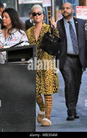 Katy Perry besucht die "Jimmy Kimmel Live!" Studios mit: Katy Perry Wo: Los Angeles, Kalifornien, Vereinigte Staaten, wenn: 05 Mar 2018 Credit: WENN.com Stockfoto