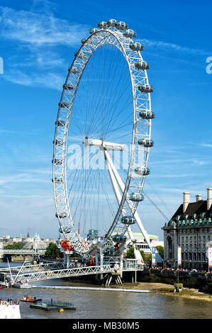 Das London Eye Stockfoto