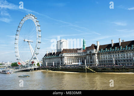 Das London Eye Stockfoto