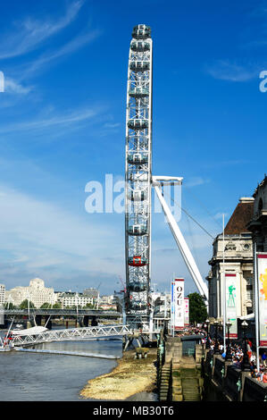 Das London Eye Stockfoto