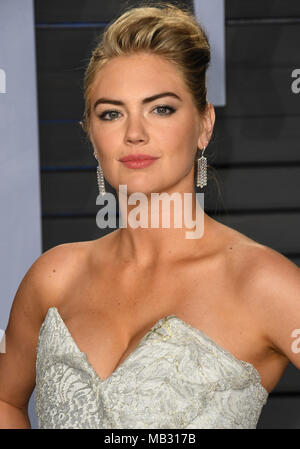 2018 Vanity Fair Oscars Partei gehostet von radhika Jones - Ankunft mit: Kate Upton Wo: Los Angeles, Kalifornien, Vereinigte Staaten, wenn: 05 Mar 2018 Credit: FayesVision/WENN.com Stockfoto