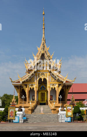 Saint bot der Wat Pa Saeng Arun, Khon Kaen, Isan, Thailand Stockfoto
