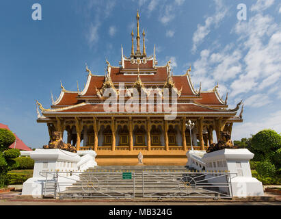 Saint bot der Wat Pa Saeng Arun, Khon Kaen, Isan, Thailand Stockfoto