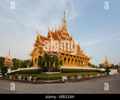 Saint bot der Wat Pa Saeng Arun, Khon Kaen, Isan, Thailand Stockfoto