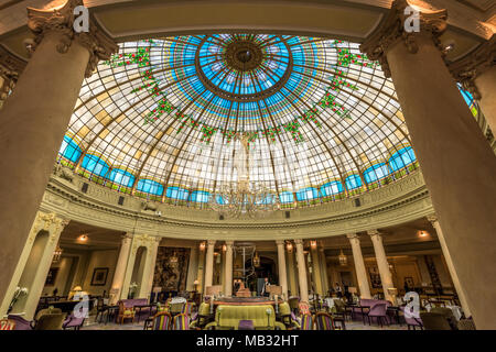 La Rotonda Lounge, The Westin Palace Hotel Madrid, Gemeinschaft von Madrid, Spanien Stockfoto