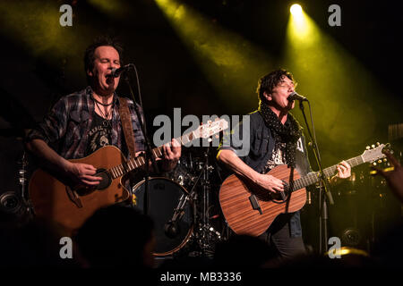 Die US-amerikanische Musiker und Sänger Eric Martin, Mr. Big live in der schüür Luzern, Schweiz Stockfoto