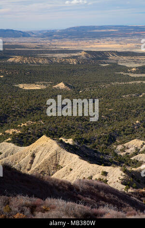 Montezuma Valley überblicken, Mesa Verde National Park, Colorado Stockfoto