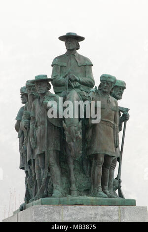 Dies ist der Ort, Denkmal, das ist der Ort, Heritage Park, Mormon Pioneer National Historic Trail, Salt Lake City, Utah Stockfoto