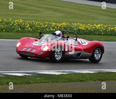 Simon Ashworth, Marina Rolls Royce, Gurney Schale, Sport GT's, 76 Mitglieder treffen, England, Goodwood, März 2018, Sussex, Autosport, Autos, Stromkreis rac Stockfoto