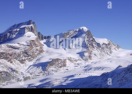 Zermatt Gletscher Seilbahn Stockfoto