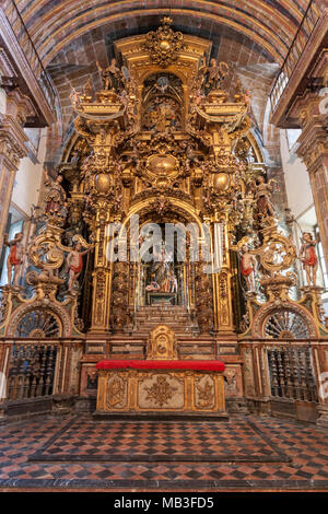 Die Kapelle von Museo e Iglesia de San Martín Pinario, Santiago de Compostela, Galicien, Spanien Stockfoto