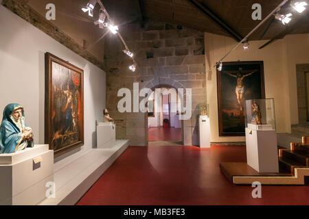 Museo e Iglesia de San Martín Pinario, Santiago de Compostela, Galicien, Spanien Stockfoto