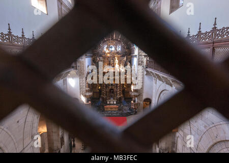 Die Kapelle von Museo e Iglesia de San Martín Pinario, Santiago de Compostela, Galicien, Spanien Stockfoto