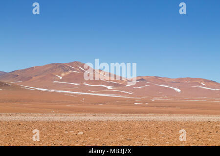 Bolivianischen Landschaft, Salvador Dali Desert View. Schöne Bolivien Stockfoto