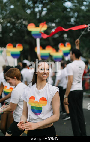 Walt Disney im Orlando Pride Parade (2016). Stockfoto