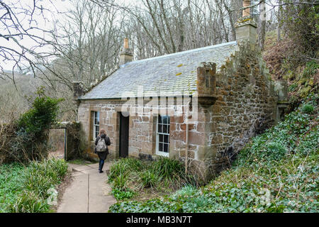 Die Gründe für das Culzean Castle in der Nähe von Totnes in Ayrshire, Schottland Stockfoto
