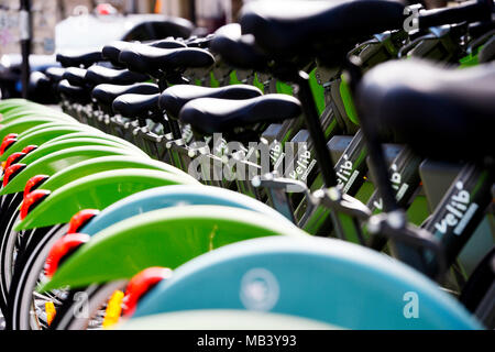 Smovengo velib in Paris 218 - Frankreich Stockfoto