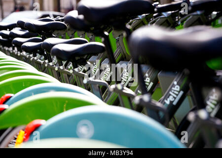 Smovengo velib in Paris 218 - Frankreich Stockfoto