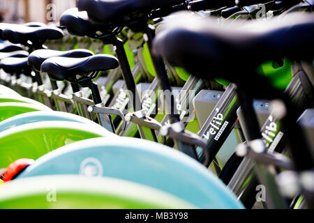 Smovengo velib in Paris 218 - Frankreich Stockfoto