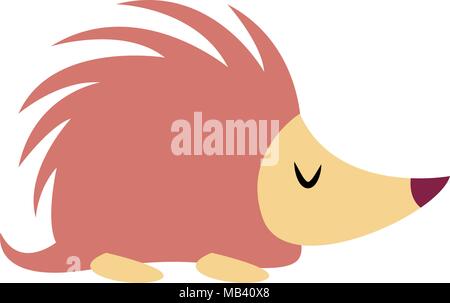 Cute porcupine Cartoon Stock Vektor
