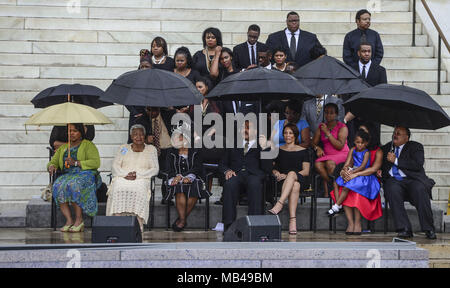 Washingon, District of Columbia, USA. 20 Jan, 2018. Mitglieder der Familie von Martin Luther King, jr. an den 50. Jahrestag von Dr. Martin Luther King Jr.'s "Ich habe einen Traum' Rede und der Marsch auf Washington für Jobs und Freiheit am 28 August, 2013. Kredit: Kredite:/ZUMA Draht/Alamy leben Nachrichten Stockfoto