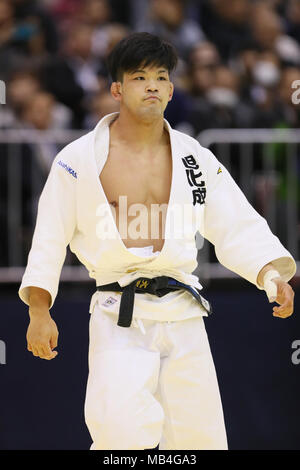 Fukuoka, Japan. 7 Apr, 2018. Shohei Ono Judo: All Japan ausgewählte Judo's Meisterschaften Männer -73 kg in Fukuoka, Japan. Credit: yohei Osada/LBA SPORT/Alamy leben Nachrichten Stockfoto