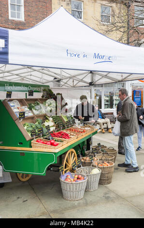 Die 51Th Northumbrian Versammlung in Morpeth Northumberland, Großbritannien im April 2018 für den Verkauf produzieren. Stockfoto