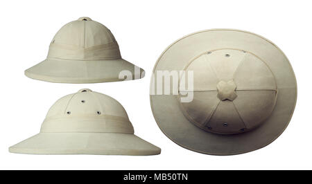 Alte cork Helm Stockfoto