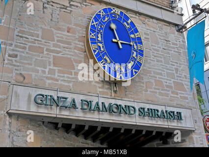 Ginza Diamond Shiraishi Stockfoto