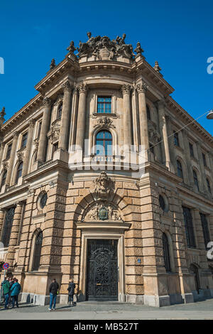 Alte Börse aus der Gründerzeit, Lenbachplatz, München, Bayern, Deutschland Stockfoto