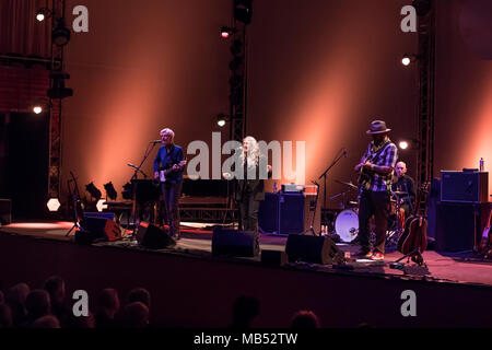 Die amerikanische Punk und Rock Musiker, Sänger und Songwriter, Patti Smith live auf der 25 Blue Balls Festival in Luzern, Schweiz Stockfoto