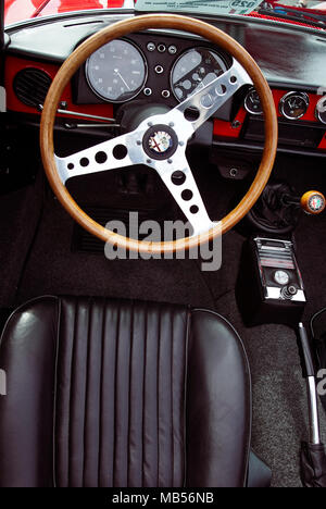 Ferrari Dino 246 GTS in rot Stockfoto