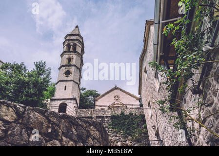 St. Nikola Kirche in Perast Stockfoto