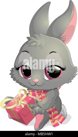 Niedlichen Kaninchen cartoon Stock Vektor