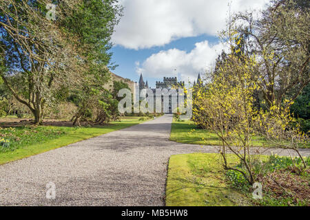 Inveraray Castle in Schottland, Vereinigtes Königreich Stockfoto