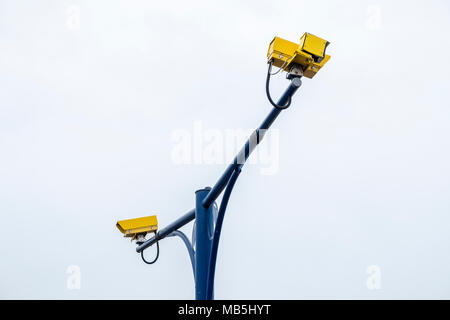CCTV-Kameras, England, Großbritannien Stockfoto