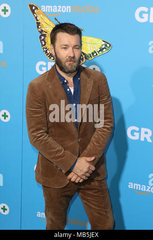 Weltpremiere von "Gringo" in Los Angeles. Live Kinos - Ankunft Mit: Joel Edgerton Wo: Los Angeles, Kalifornien, Vereinigte Staaten, wenn: 06 Mar 2018 Credit: Sheri Determan/WENN.com Stockfoto