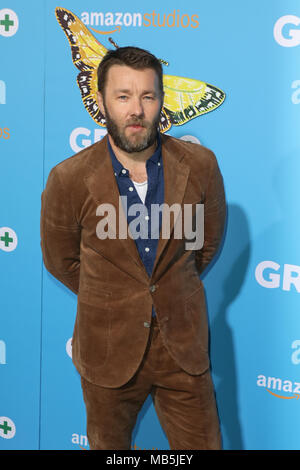 Weltpremiere von "Gringo" in Los Angeles. Live Kinos - Ankunft Mit: Joel Edgerton Wo: Los Angeles, Kalifornien, Vereinigte Staaten, wenn: 06 Mar 2018 Credit: Sheri Determan/WENN.com Stockfoto