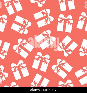 Geschenk-Boxen nahtlose Muster Stock Vektor