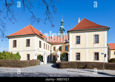 Zamek eine zamecka Galerie, Kladno, Stredocesky kraj, Ceska Republika/Burg und Stadt Galerie, Kladno, Mittelböhmen, Tschechien Stockfoto