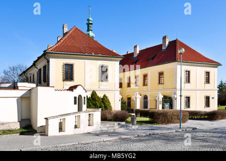 Zamek eine zamecka Galerie, Kladno, Stredocesky kraj, Ceska Republika/Burg und Stadt Galerie, Kladno, Mittelböhmen, Tschechien Stockfoto